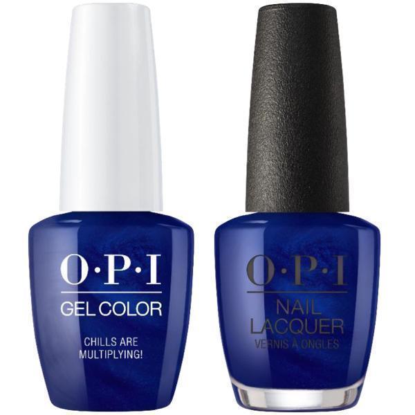 OPI GelColor + Matching Lacquer Chills Are Multiplying! #G46-Gel Nail Polish + Lacquer-Universal Nail Supplies