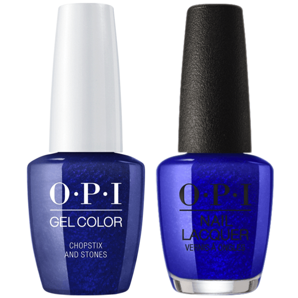 OPI GelColor + Matching Lacquer Chopstix And Stones #T91-Gel Nail Polish + Lacquer-Universal Nail Supplies