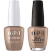 OPI GelColor + Matching Lacquer Coconuts Over OPI #F89-Gel Nail Polish + Lacquer-Universal Nail Supplies