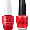OPI GelColor + Matching Lacquer Color So Hot It Berns #Z13-Gel Nail Polish + Lacquer-Universal Nail Supplies
