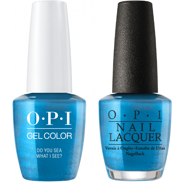OPI GelColor + Matching Lacquer Do You Sea What I Sea? #F84-Gel Nail Polish + Lacquer-Universal Nail Supplies