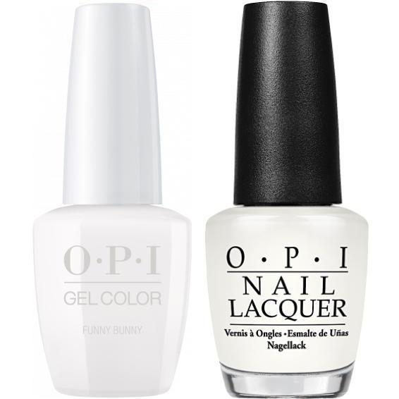 OPI GelColor + Matching Lacquer Funny Bunny #H22-Gel Nail Polish + Lacquer-Universal Nail Supplies