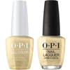 OPI GelColor + Matching Lacquer Gift Of Gold Never Gets Old #J12-Gel Nail Polish + Lacquer-Universal Nail Supplies