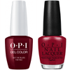 OPI GelColor + Matching Lacquer Got The Blues For Red #W52-Gel Nail Polish + Lacquer-Universal Nail Supplies