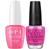 OPI GelColor + Matching Lacquer Hotter Than You Pink #N36-Gel Nail Polish + Lacquer-Universal Nail Supplies