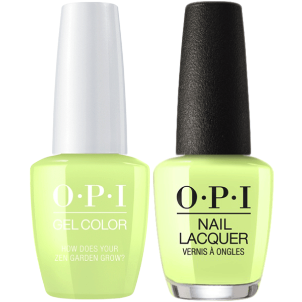 OPI GelColor + Matching Lacquer How Does Your Zen Garden Grow? #T86-Gel Nail Polish + Lacquer-Universal Nail Supplies
