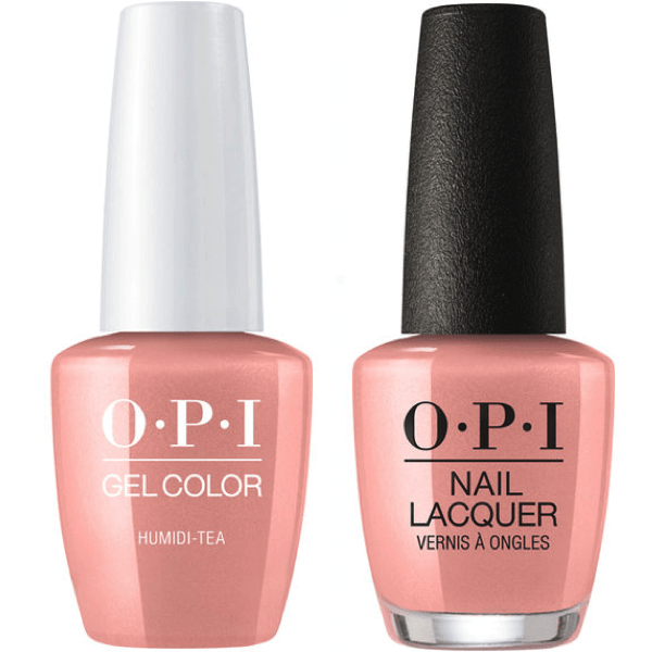OPI GelColor + Matching Lacquer Humidi-Tea #N52-Gel Nail Polish + Lacquer-Universal Nail Supplies