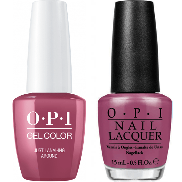 OPI GelColor + Matching Lacquer Just Lanai-ing Around #H72-Gel Nail Polish + Lacquer-Universal Nail Supplies