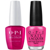 OPI GelColor + Matching Lacquer La Paz-itively Hot #A20-Gel Nail Polish + Lacquer-Universal Nail Supplies