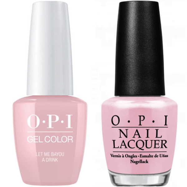 OPI GelColor + Matching Lacquer Let Me Bayou A Drink #N51-Gel Nail Polish + Lacquer-Universal Nail Supplies