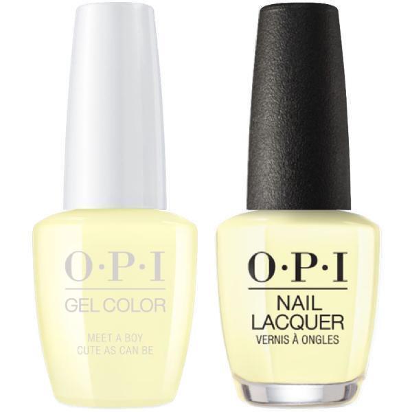 OPI GelColor + Matching Lacquer Meet A Boy Cute As Can Be #G42-Gel Nail Polish + Lacquer-Universal Nail Supplies