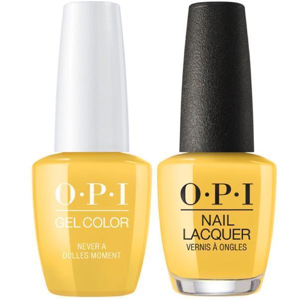 OPI GelColor + Matching Lacquer Never A Dulles Moment #W56-Gel Nail Polish + Lacquer-Universal Nail Supplies