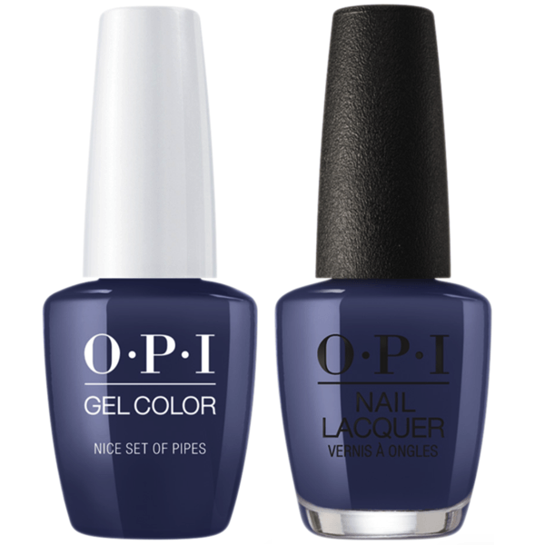 OPI GelColor + Matching Lacquer Nice Set of Pipes #U21-Gel Nail Polish + Lacquer-Universal Nail Supplies