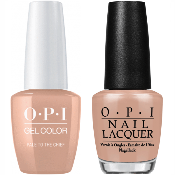 OPI GelColor + Matching Lacquer Pale To The Chief #W57-Gel Nail Polish + Lacquer-Universal Nail Supplies