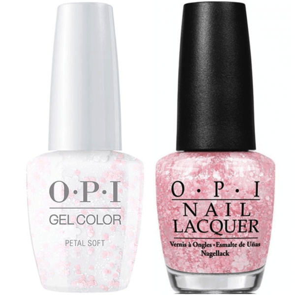 OPI GelColor + Matching Lacquer Petal Soft #T64-Gel Nail Polish + Lacquer-Universal Nail Supplies
