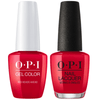 OPI GelColor + Matching Lacquer Red Heads Ahead #U13-Gel Nail Polish + Lacquer-Universal Nail Supplies