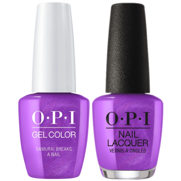 OPI GelColor + Matching Lacquer Samurai Breaks A Nail #T85-Gel Nail Polish + Lacquer-Universal Nail Supplies