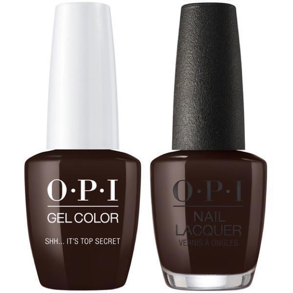 OPI GelColor + Matching Lacquer Sh...It's Top Secret #W61-Gel Nail Polish + Lacquer-Universal Nail Supplies