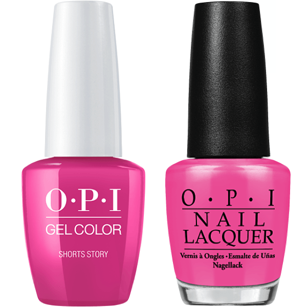 OPI GelColor + Matching Lacquer Shorts Story #B86-Gel Nail Polish + Lacquer-Universal Nail Supplies
