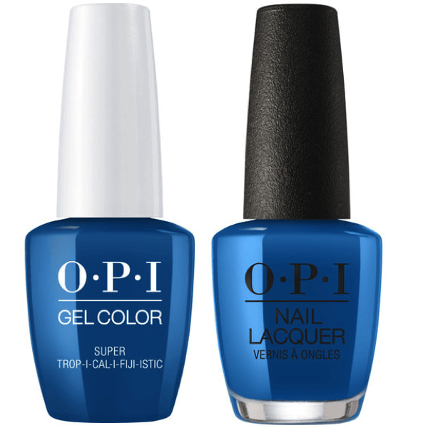 OPI GelColor + Matching Lacquer Super Trop-i-cal-i-fiji-istic #F87-Gel Nail Polish + Lacquer-Universal Nail Supplies