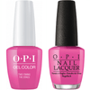 OPI GelColor + Matching Lacquer Two-timing The Zones #F80-Gel Nail Polish + Lacquer-Universal Nail Supplies