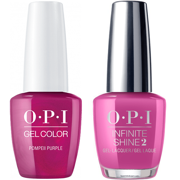 OPI GelColor Pompeii Purple #C09 + Infinite Shine #C09-Gel Nail Polish + Lacquer-Universal Nail Supplies