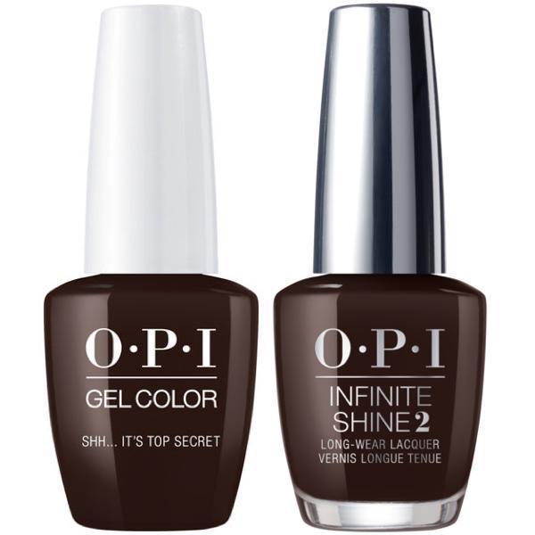 OPI GelColor Shh... It's Top Secret! #W61 + Infinite Shine #W61-Gel Nail Polish + Lacquer-Universal Nail Supplies