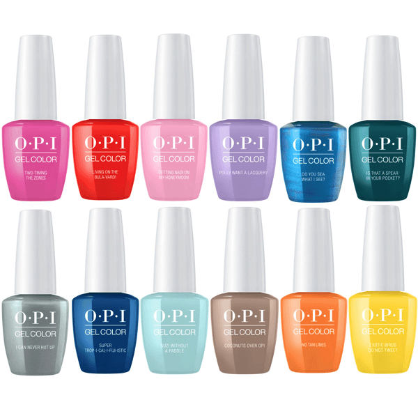OPI GelColor Spring 2017 Fiji Collection Set Of 12-Gel Nail Polish-Universal Nail Supplies