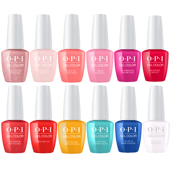 OPI GelColor Spring 2018 Lisbon Collection Set Of 12-Gel Nail Polish-Universal Nail Supplies