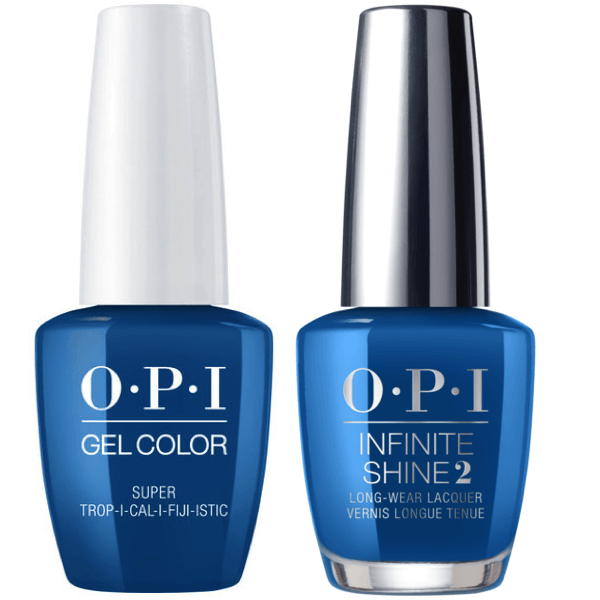 OPI GelColor Super Trop-i-cal-i-fiji-istic #F87 + Infinite Shine #F87-Gel Nail Polish + Lacquer-Universal Nail Supplies
