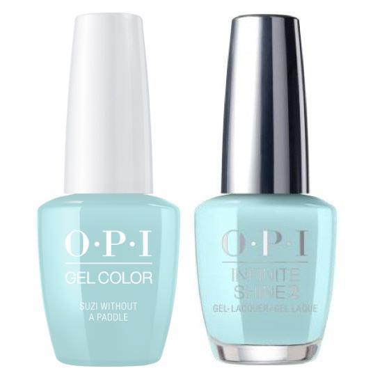 OPI GelColor Suzi Without A Paddle #F88 + Infinite Shine #F88-Gel Nail Polish + Lacquer-Universal Nail Supplies