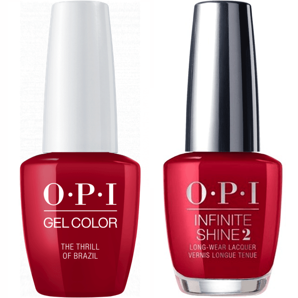 OPI GelColor The Thrill of Brazil #A16 + Infinite Shine #A16-Gel Nail Polish + Lacquer-Universal Nail Supplies