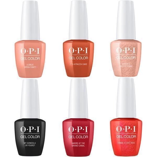 OPI GelColor Venice Collection #1 Set Of 6