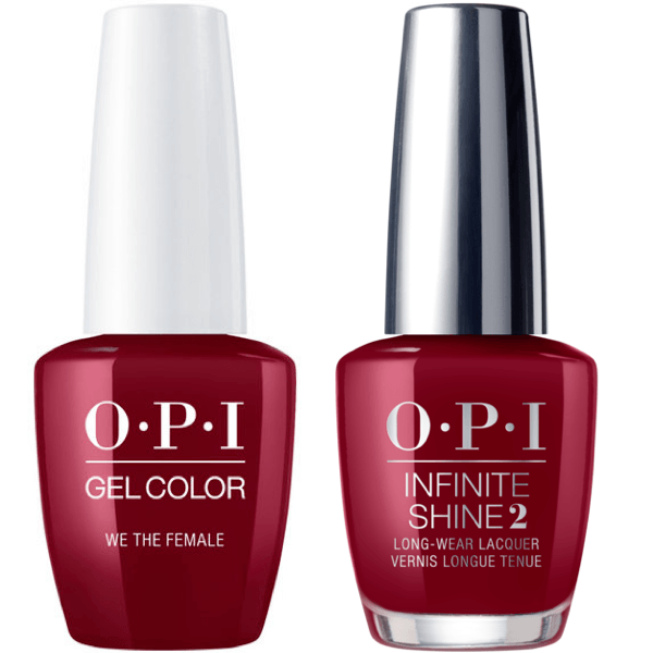 OPI GelColor We The Female #W64 + Infinite Shine #W64