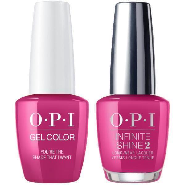 OPI GelColor You're The Shade That I Want #G50 + Infinite Shine #G50-Gel Nail Polish + Lacquer-Universal Nail Supplies