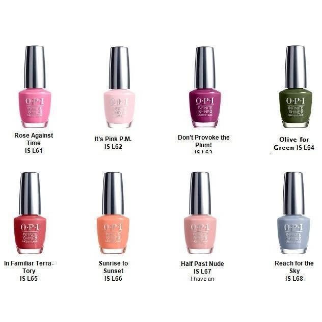 OPI Infinite Shine Spring 2016 Collection Set Of 8-Nail Polish-Universal Nail Supplies
