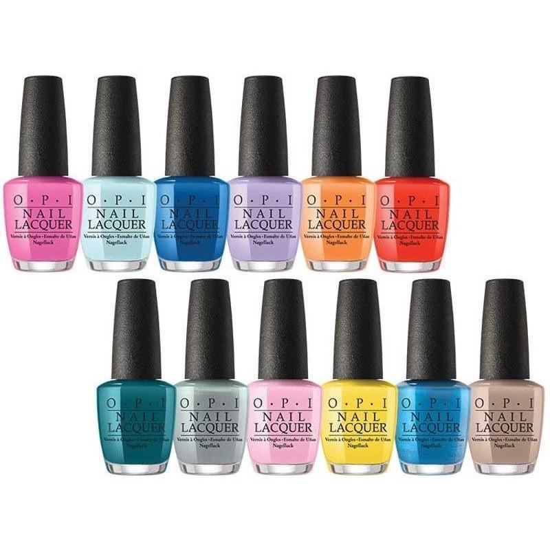 OPI Lacquer Spring 2017 Fiji Collection Set Of 12-Nail Polish-Universal Nail Supplies