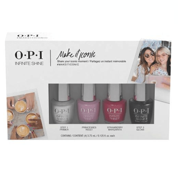 OPI Mini Infinite Shine Make It Iconic Collection Set Of 4
