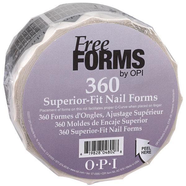 OPI Superior-Fit Nail Forms 360 ct