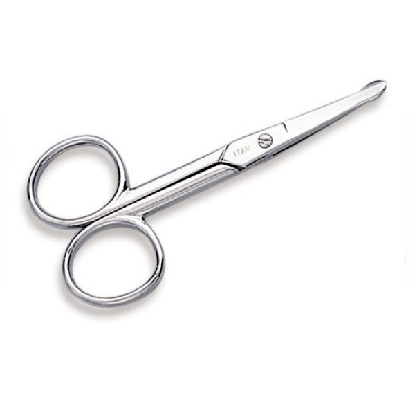 Ultra Haircare - Eyebrow & Facial Hair Scissors #4110-Nail Tools-Universal Nail Supplies
