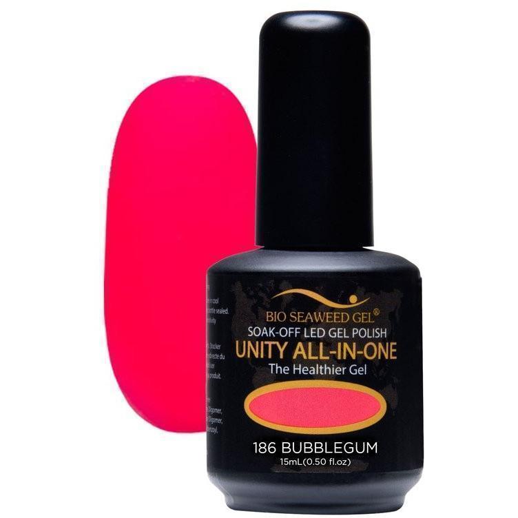 Unity All-in-One Colour Gel Polish Bubble Gum #186-Gel Nail Polish-Universal Nail Supplies