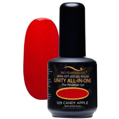 Unity All-in-One Colour Gel Polish Candy Apple #129-Gel Nail Polish-Universal Nail Supplies
