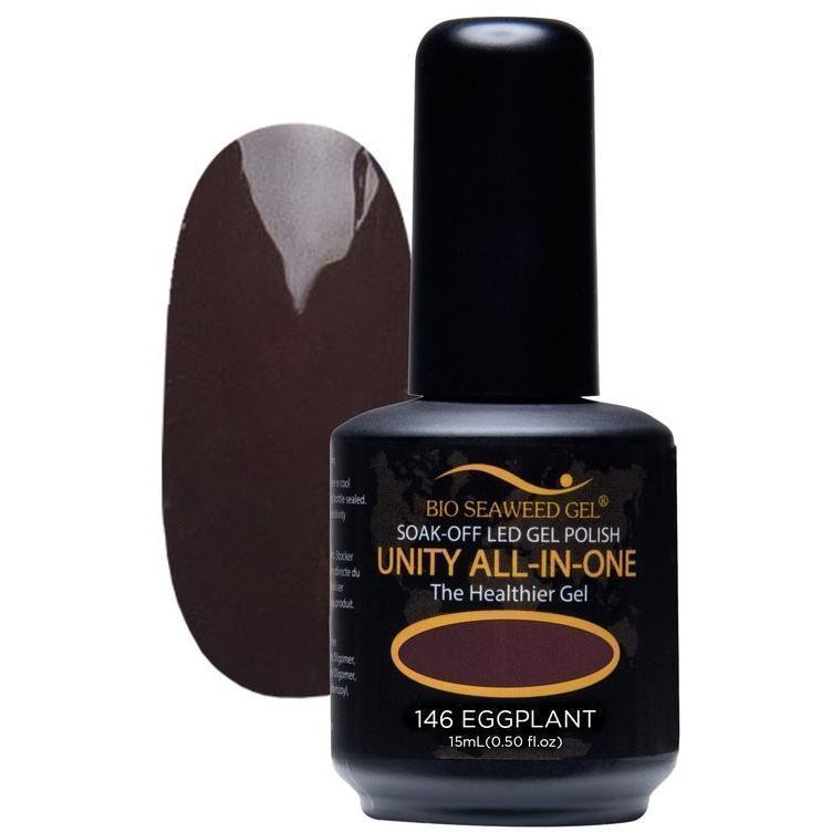 Unity All-in-One Colour Gel Polish Eggplant #146-Gel Nail Polish-Universal Nail Supplies