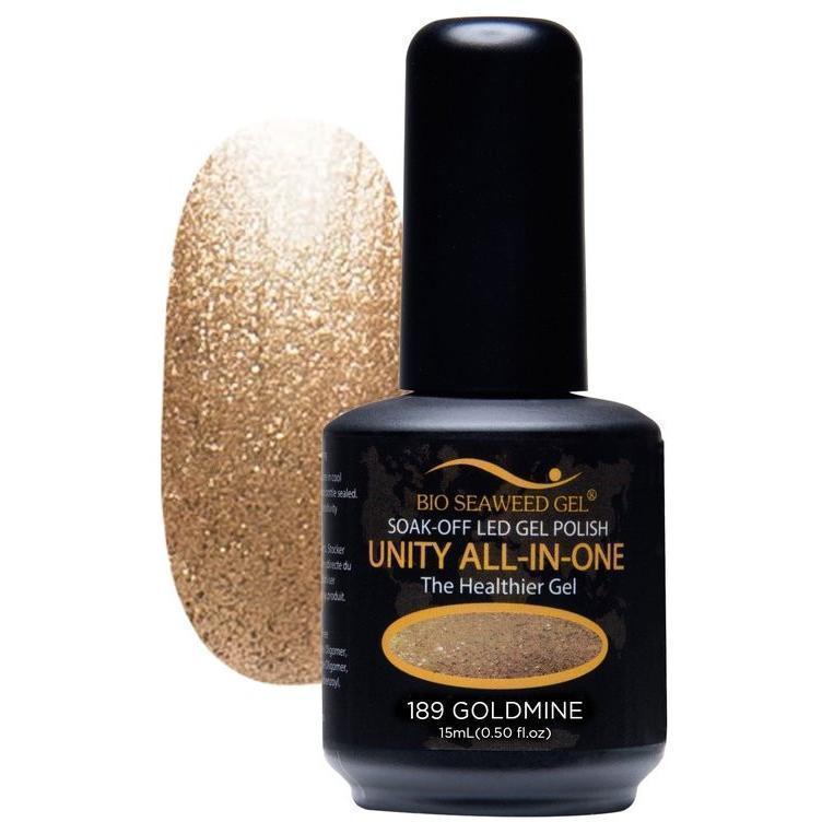 Unity All-in-One Colour Gel Polish Goldmine #189-Gel Nail Polish-Universal Nail Supplies