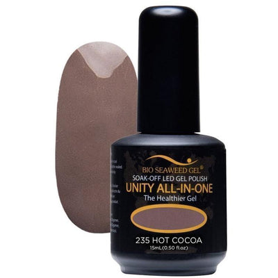 Unity All-in-One Colour Gel Polish Hot Cocoa #235-Gel Nail Polish-Universal Nail Supplies