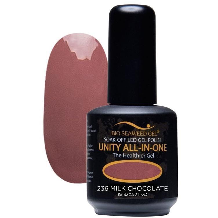 Unity All-in-One Colour Gel Polish Milk Chocolate #236-Gel Nail Polish-Universal Nail Supplies