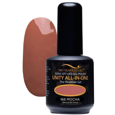 Unity All-in-One Colour Gel Polish Mocha #166-Gel Nail Polish-Universal Nail Supplies