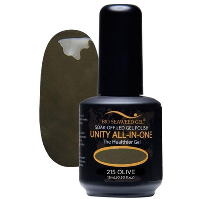 Unity All-in-One Colour Gel Polish Olive #215-Gel Nail Polish-Universal Nail Supplies