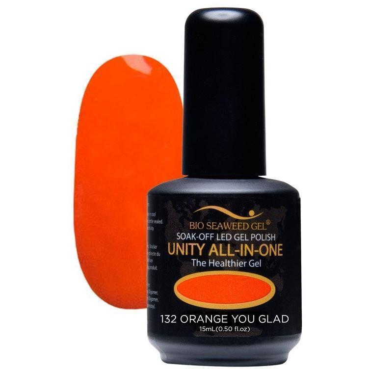 Unity All-in-One Colour Gel Polish Orange You Glad #132-Gel Nail Polish-Universal Nail Supplies