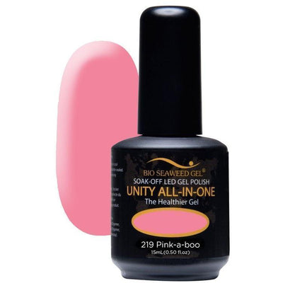 Unity All-in-One Colour Gel Polish Pink-a-Boo #219-Gel Nail Polish-Universal Nail Supplies